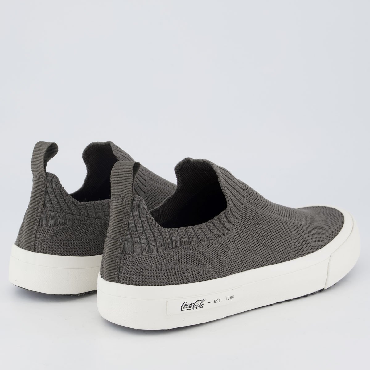 Tênis Coca Cola Stamp Chronos 2.0 Cinza e Branco Cinza 3