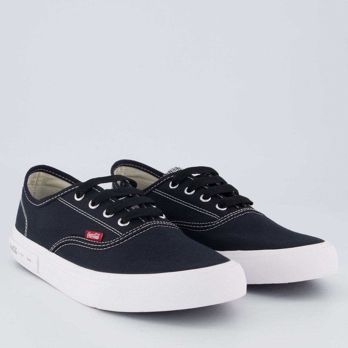 Tênis Coca Cola Kick Summer Feminino Preto Preto 2