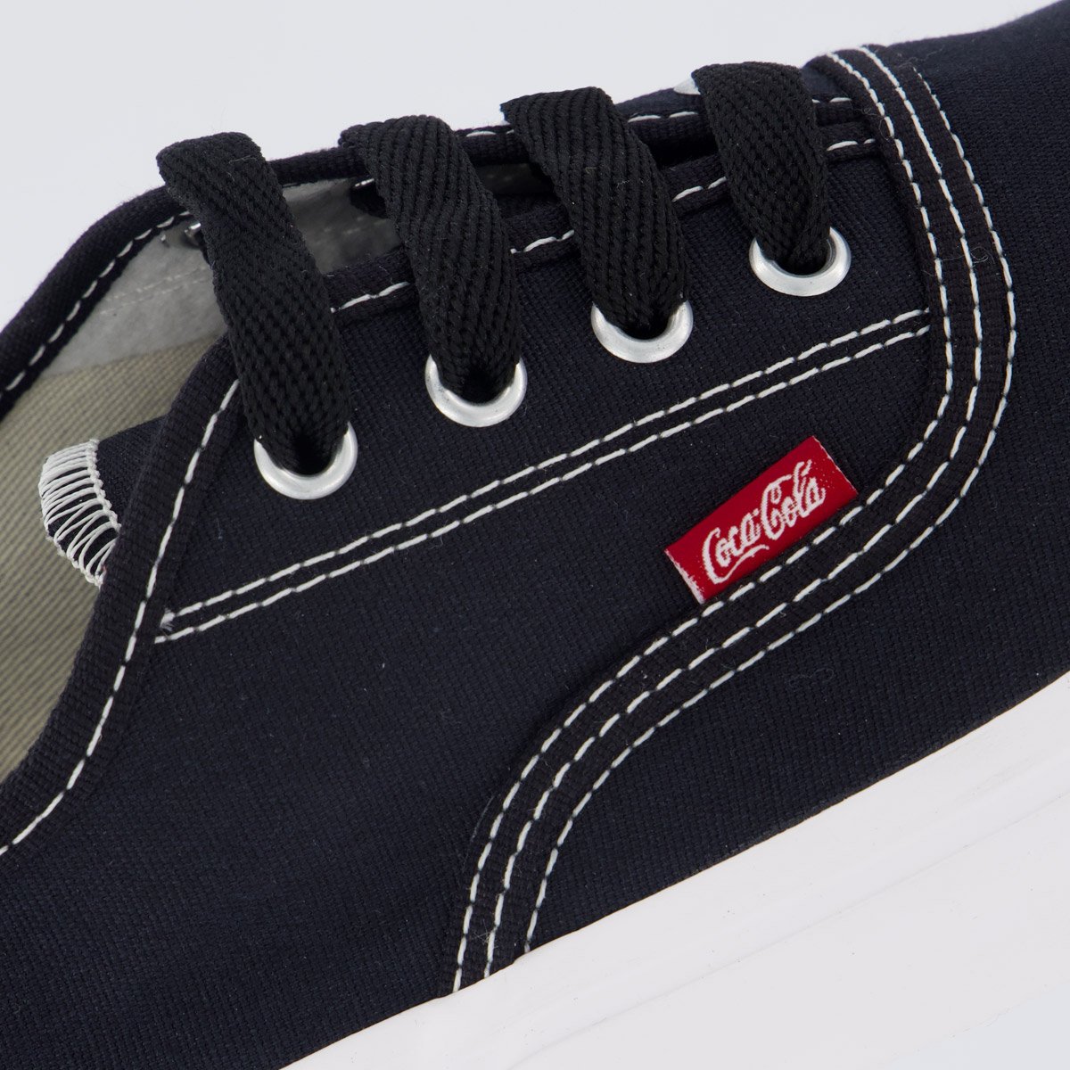 Tênis Coca Cola Kick Summer Feminino Preto Preto 7