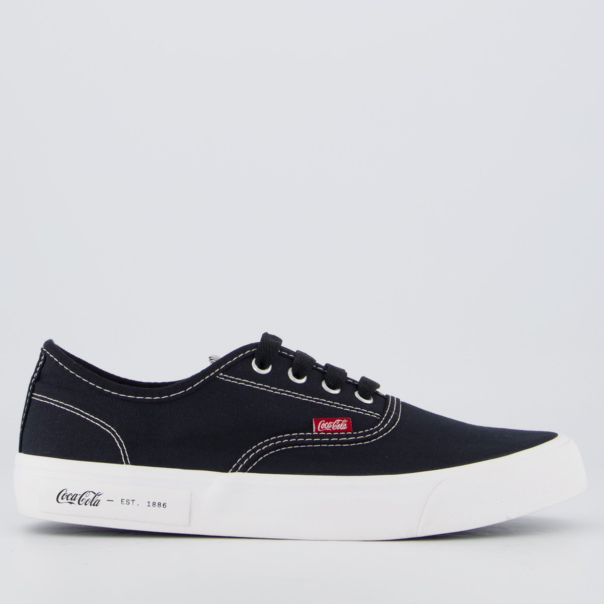 Tênis Coca Cola Kick Summer Feminino Preto