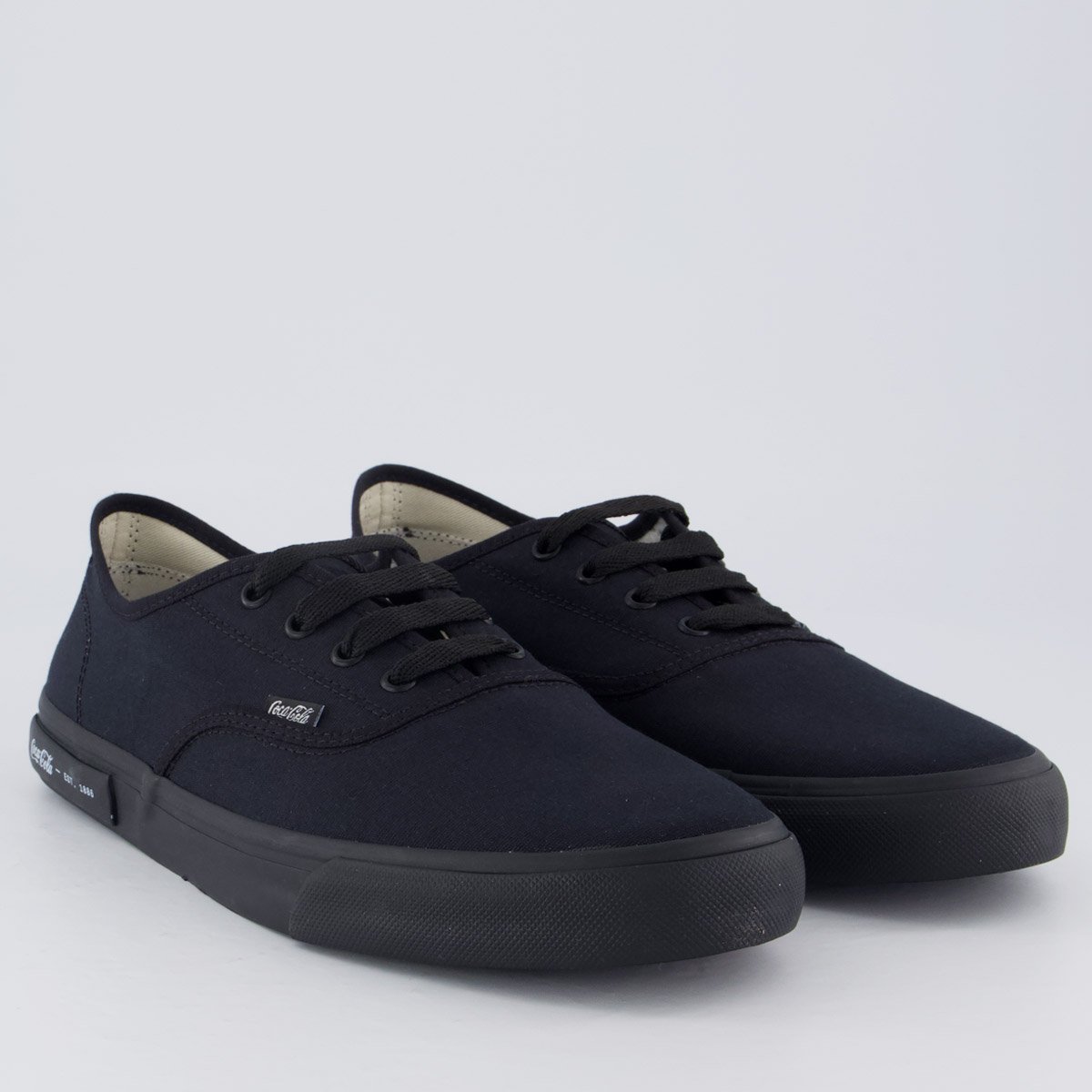 Tênis Coca Cola Kick Summer Preto e Cinza Preto 2