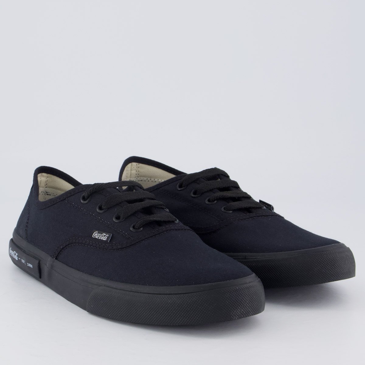 Tênis Coca Cola Kick Summer Feminino Preto e Cinza Preto 2