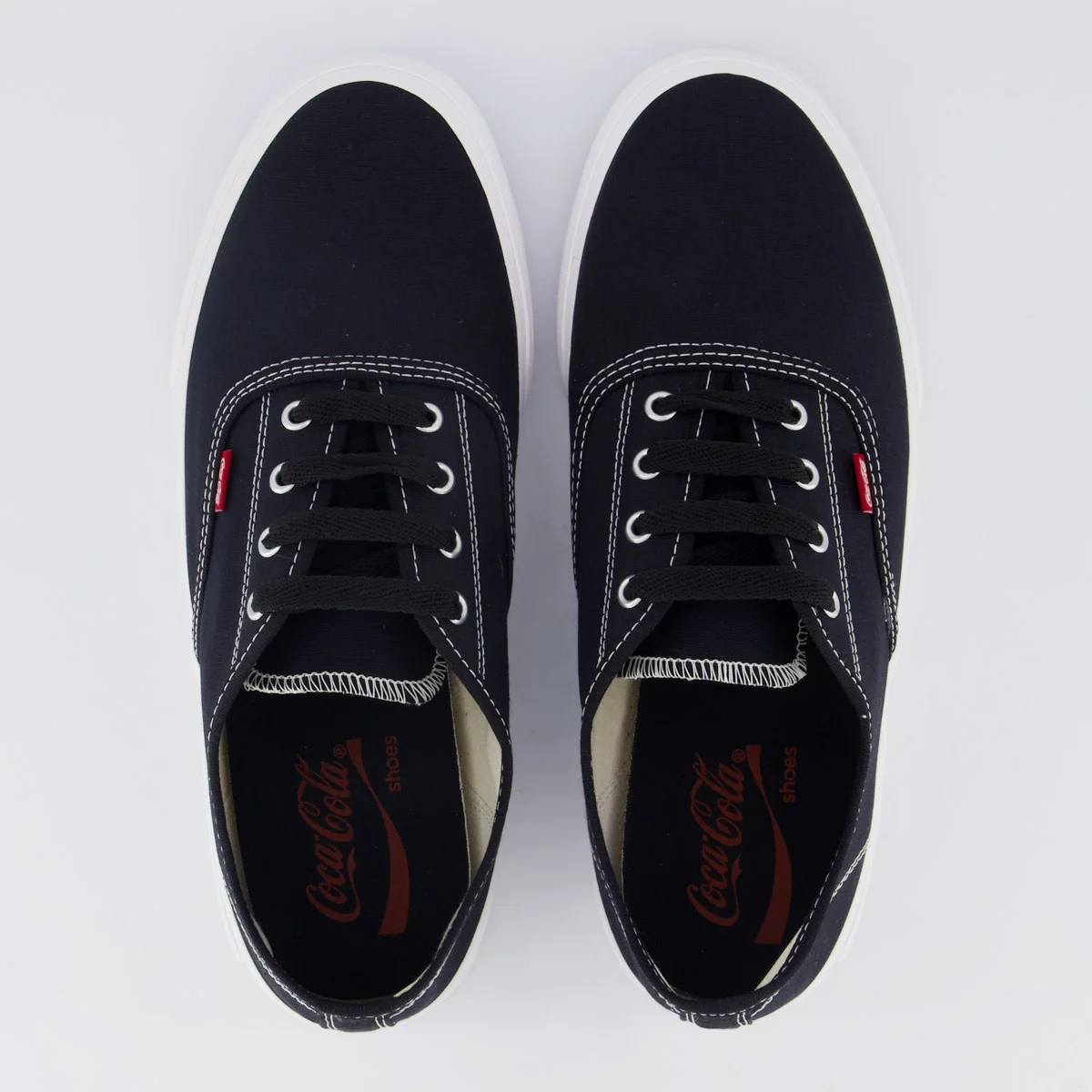 Tênis Coca Cola Kick Summer Preto e Vermelho Preto 4