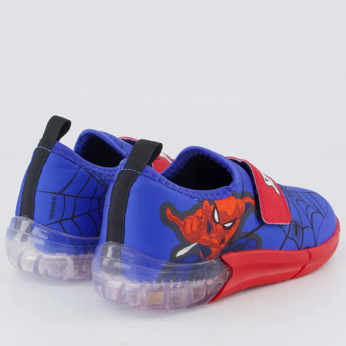 Tênis Bibi Space Luzes Homem Aranha Infantil Azul Azul 3