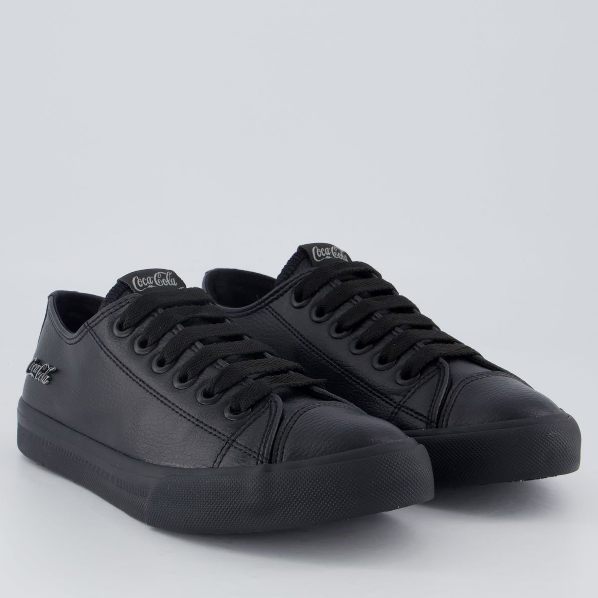 Tênis Coca Cola Basket Floater Low Feminino All Black Preto 2