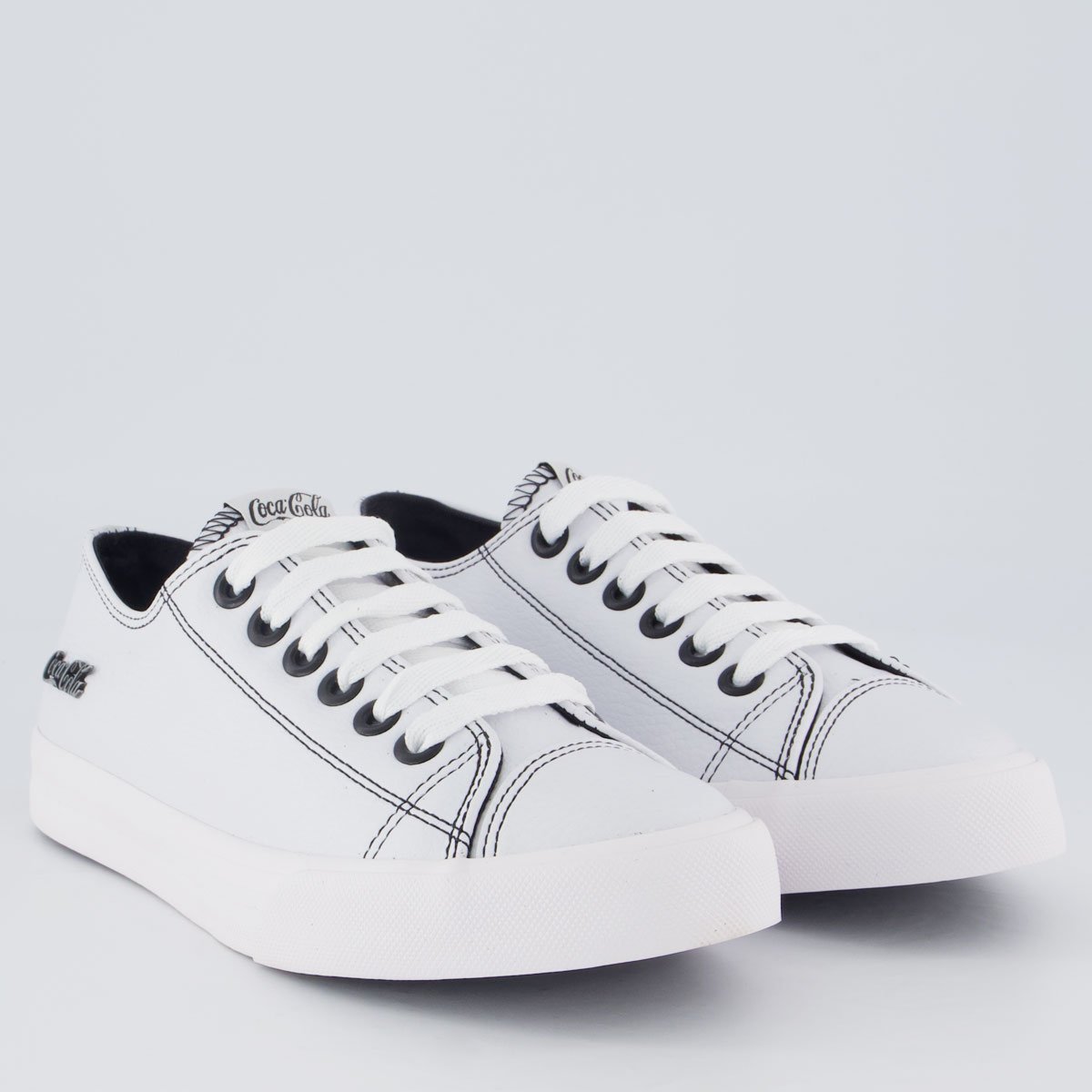 Tênis Coca Cola Basket Floater Low II Feminino Branco Branco 2