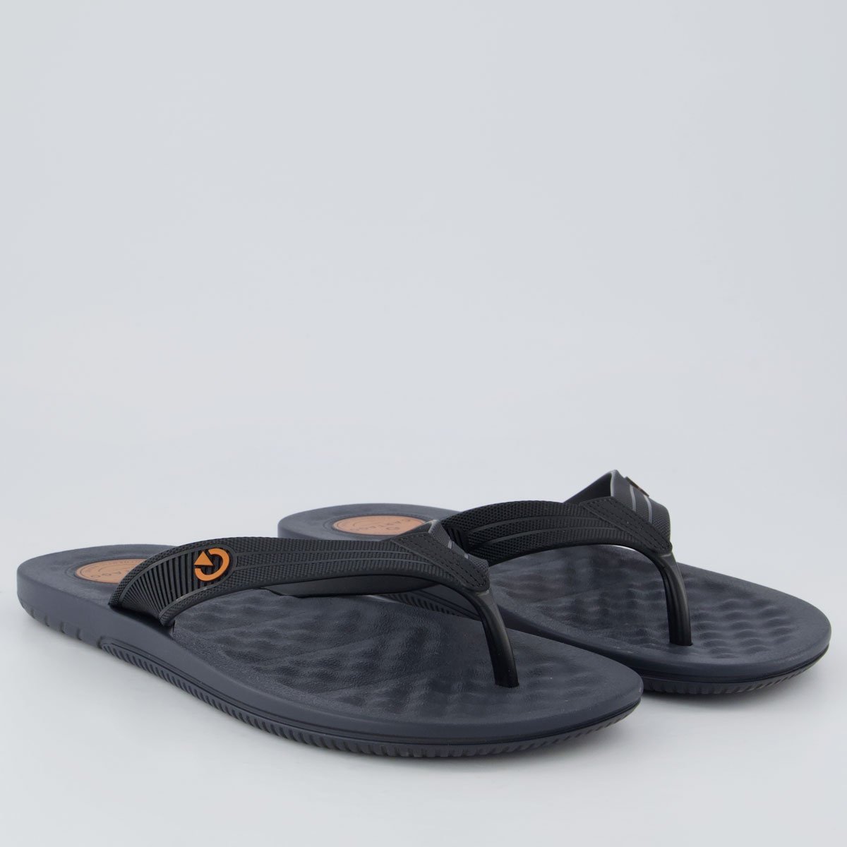 Chinelo Cartago Arizona Light Azul Marinho Preto 3