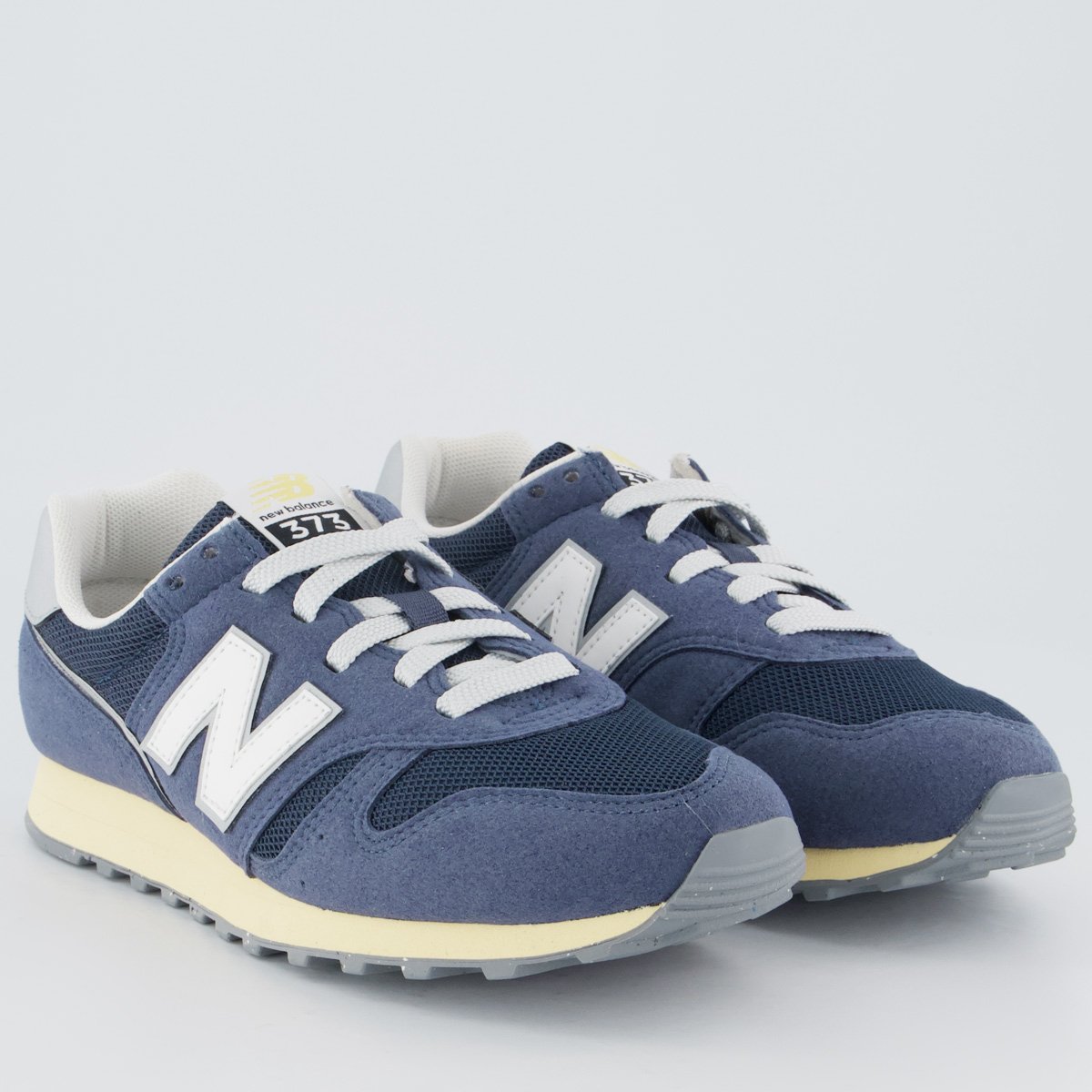 Tênis New Balance 373 V2 Feminino Marinho e Branco Azul 2