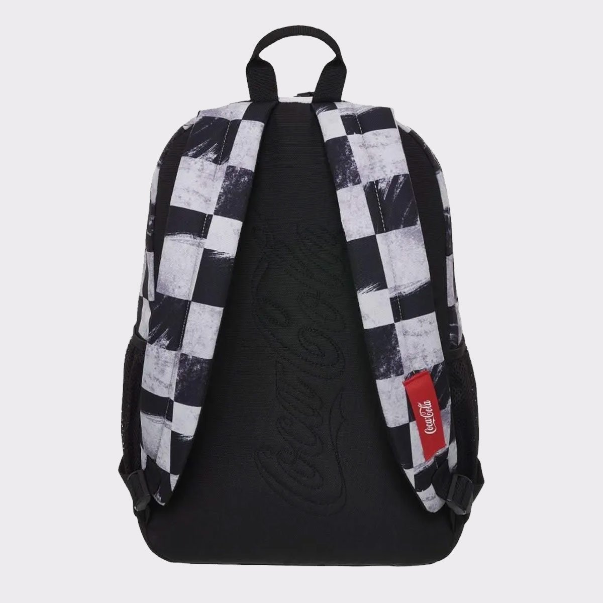Mochila Coca Cola Color Brush Preta e Branca Branco/Preto 6