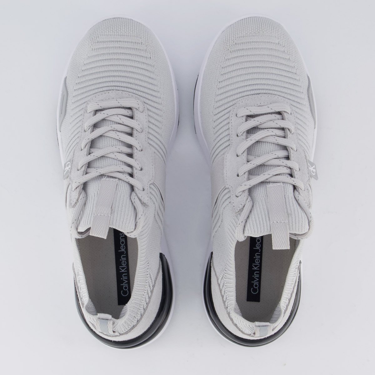 Tênis Calvin Klein Air Knitting Flexible Cinza Cinza 4