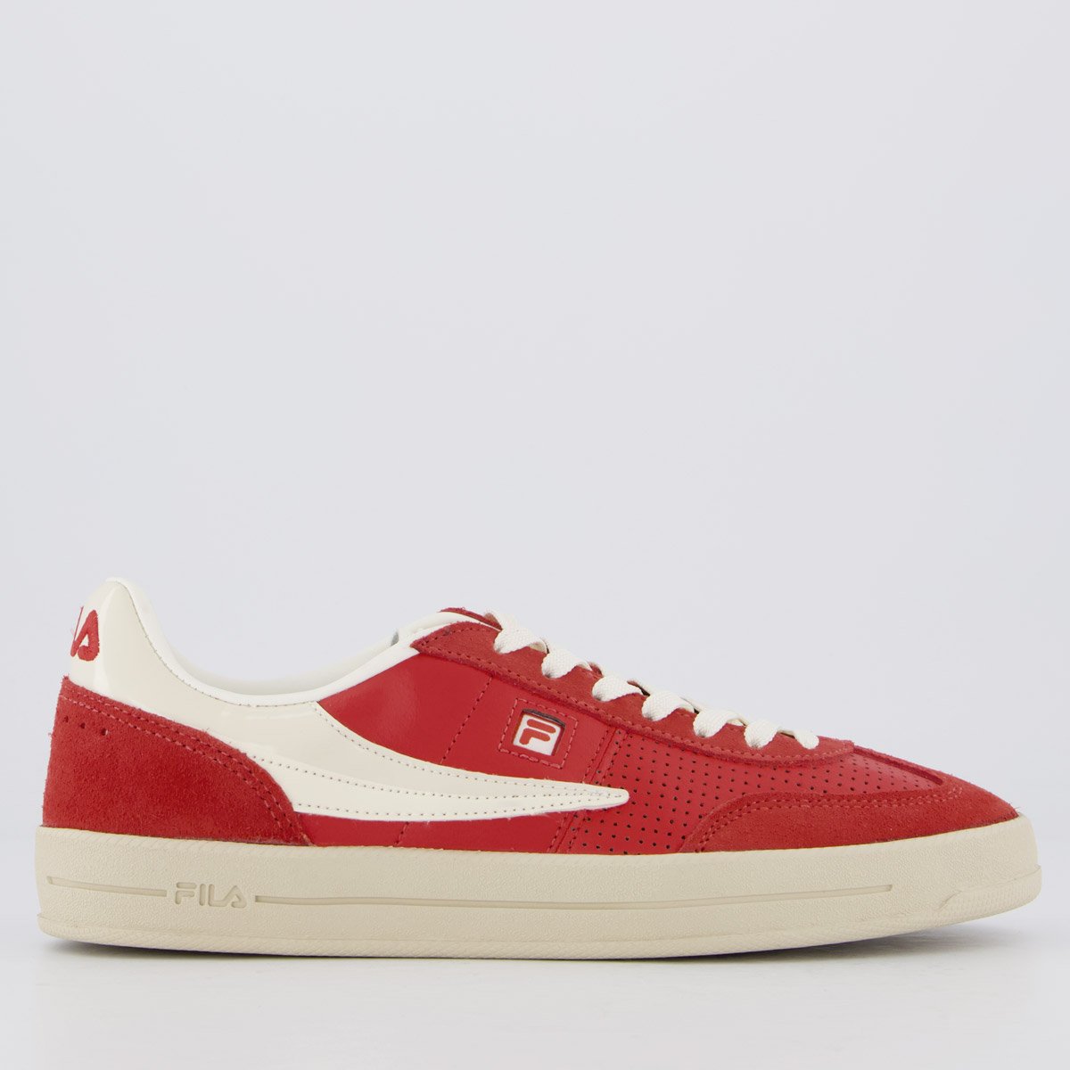 Tênis Fila FX Court 70 Vintage Feminino Vermelho
