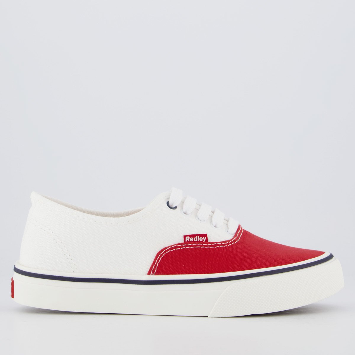 Tênis Redley Originals Bicolor Branco e Vermelho