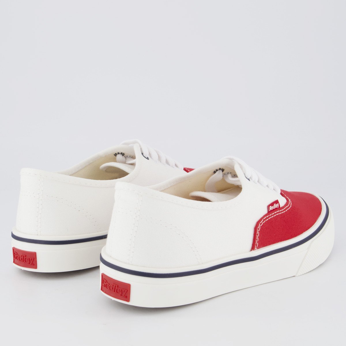 Tênis Redley Originals Bicolor Branco e Vermelho Branco 3