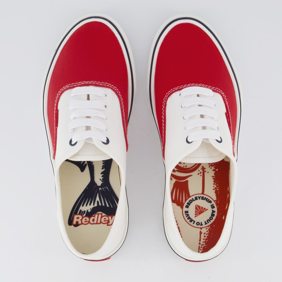 Tênis Redley Originals Bicolor Branco e Vermelho Branco 4