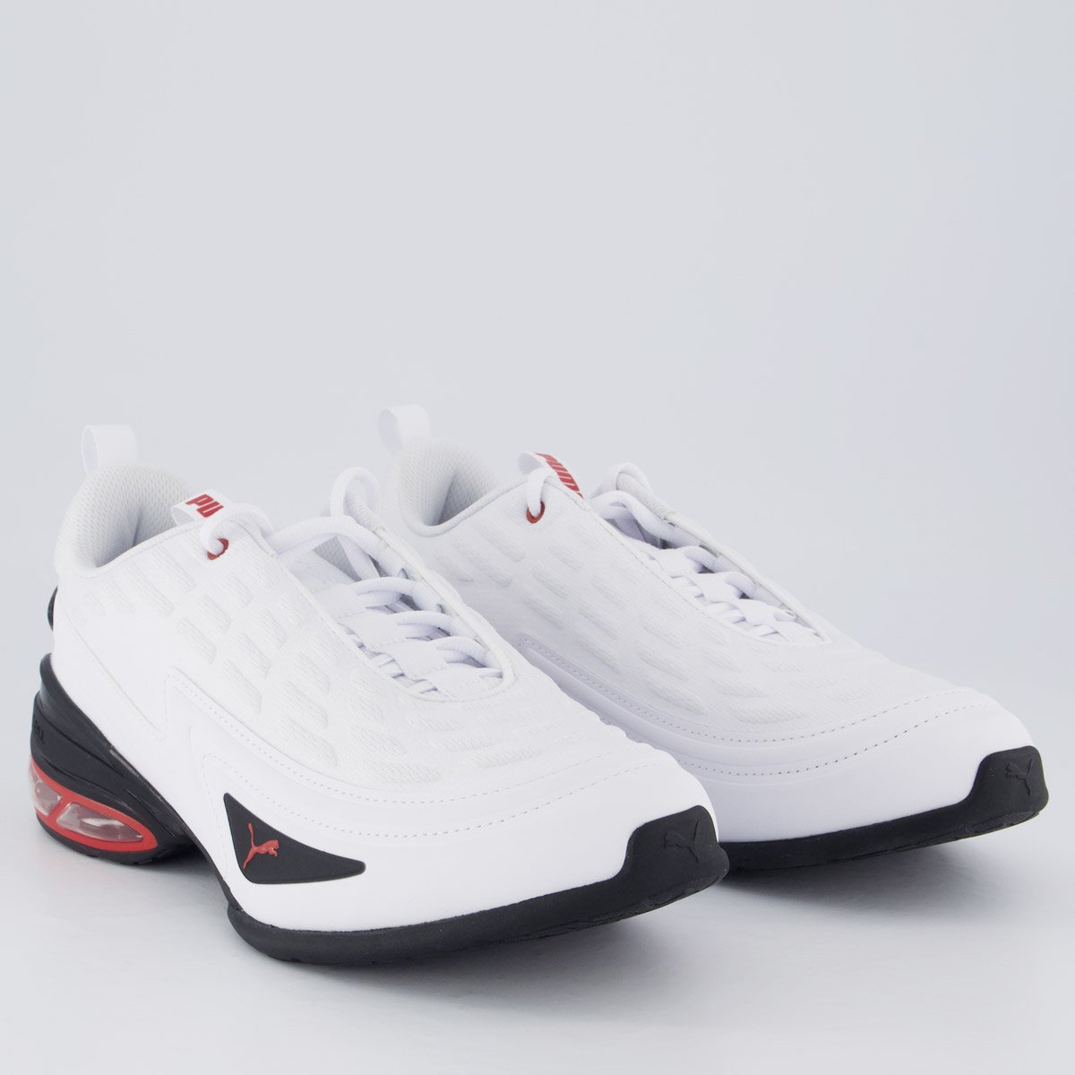 Tênis Puma Cell Meza Branco e Vermelho Branco 2