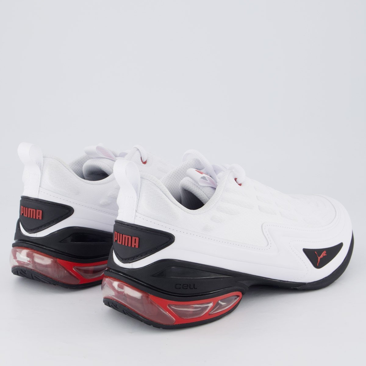 Tênis Puma Cell Meza Branco e Vermelho Branco 3