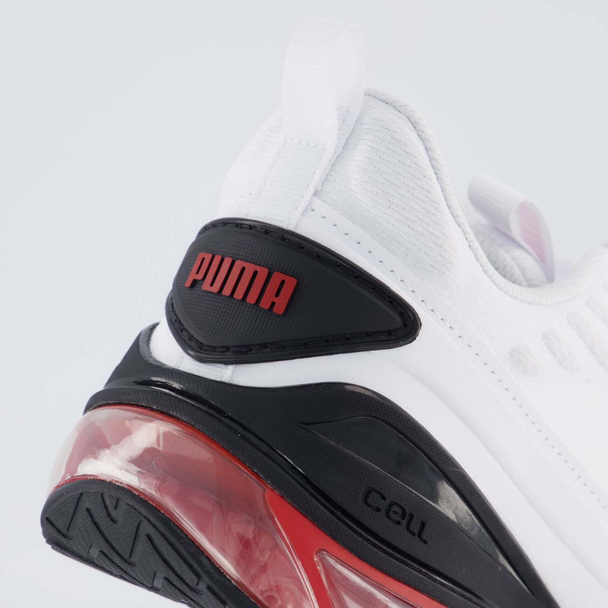 Tênis Puma Cell Meza Branco e Vermelho Branco 6