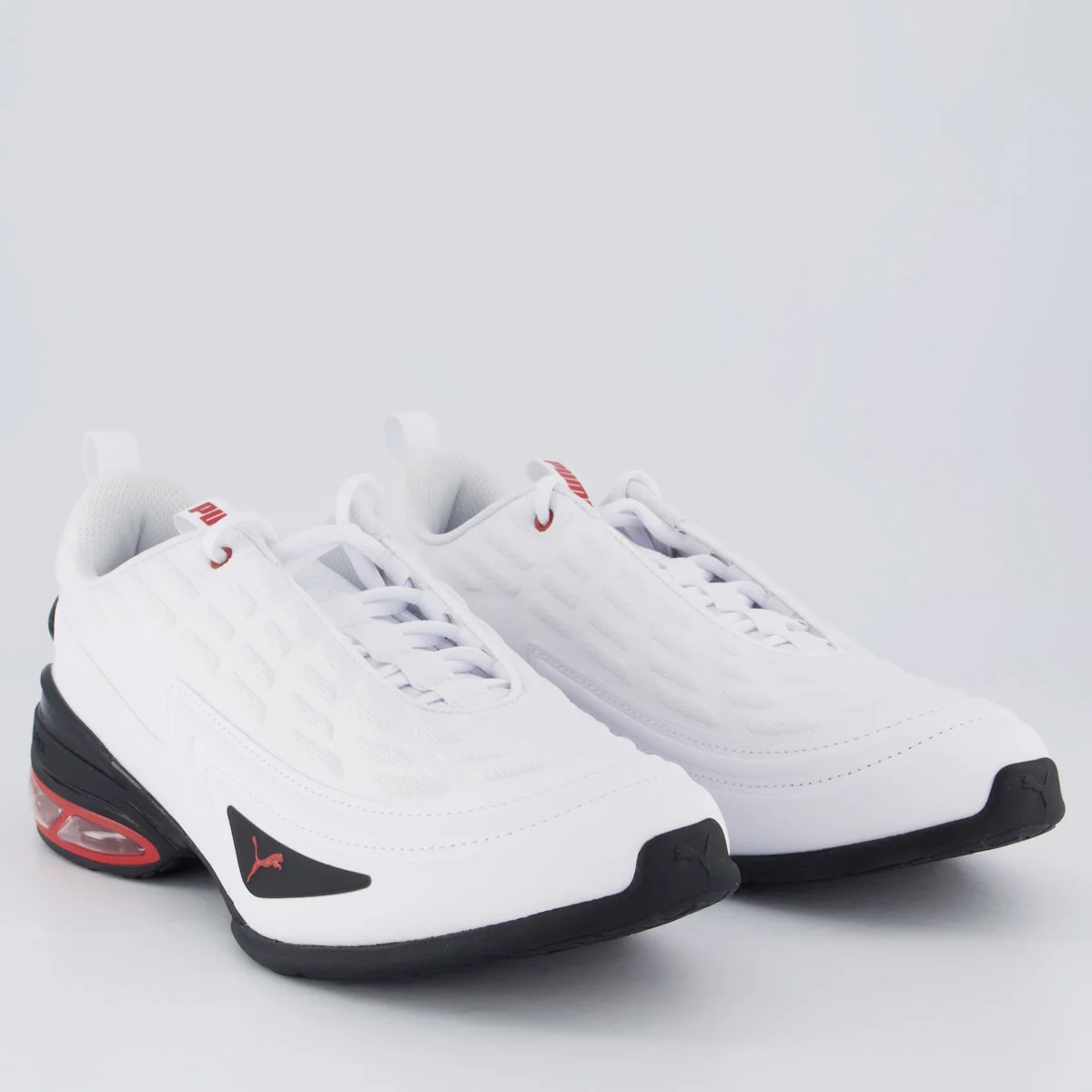 Tênis Puma Cell Meza Branco e Vermelho Branco 2