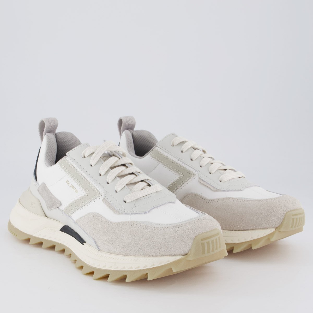 Tênis Reserva Spriz Branco e Cinza Branco 2