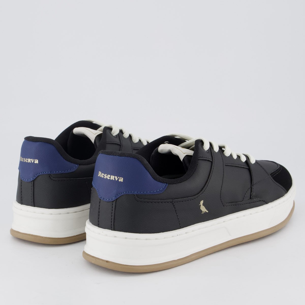 Tênis Reserva Roma Preto e Azul Preto 3