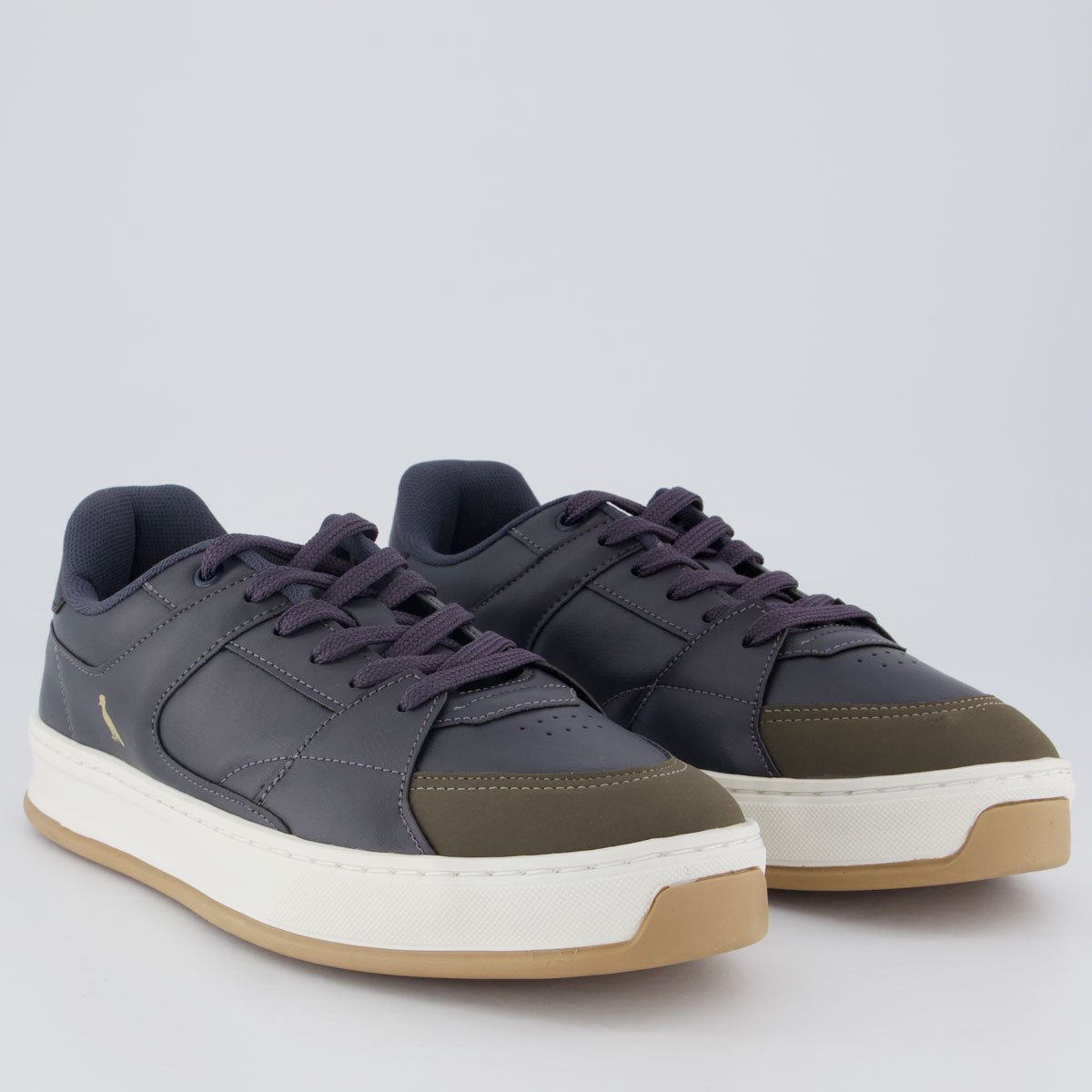 Tênis Reserva Roma Preto e Marrom Preto 2