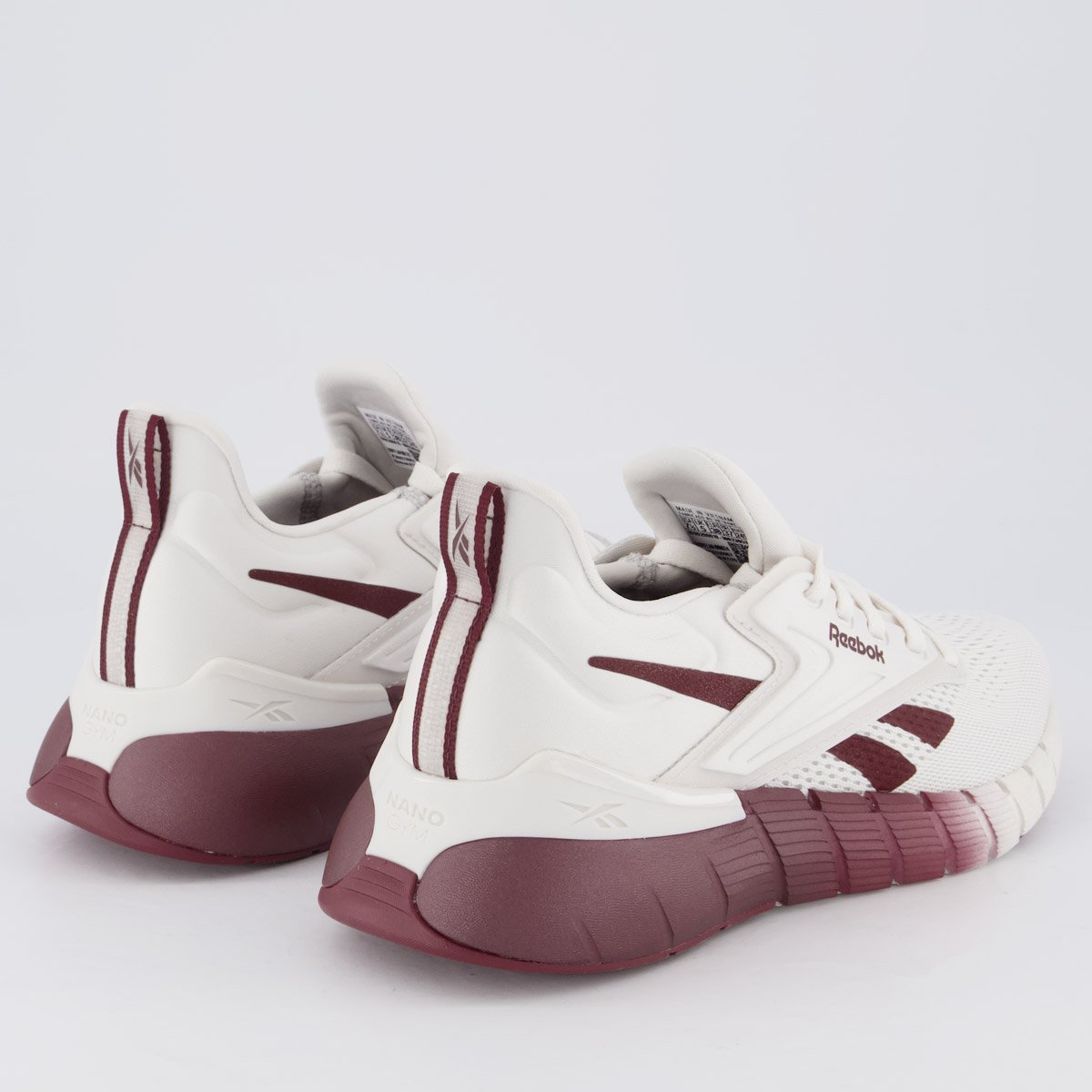 Tênis Reebok Nano Gym Feminino Branco e Vermelho Branco/Vermelho 3
