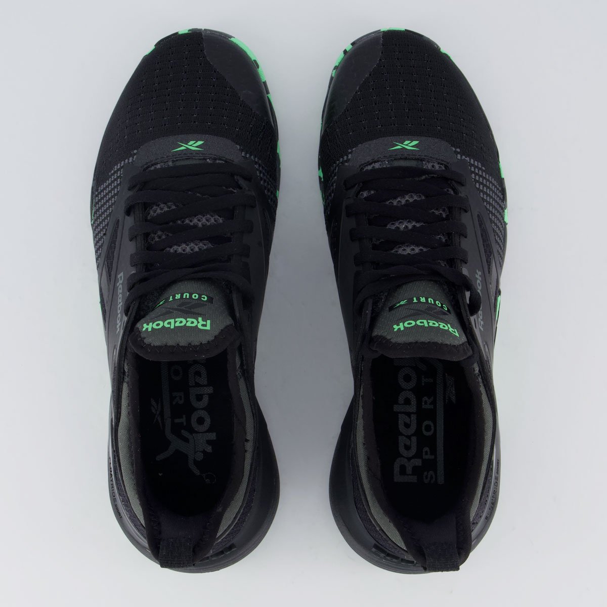 Tênis Reebok Nano Court Preto e Verde Preto/Verde 4