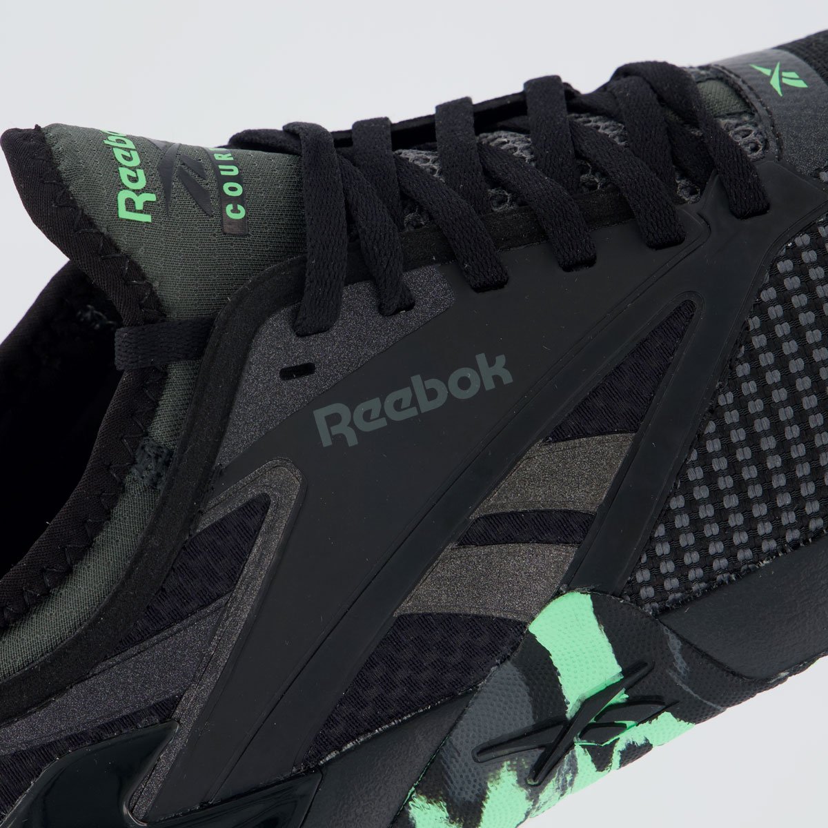 Tênis Reebok Nano Court Preto e Verde Preto/Verde 7