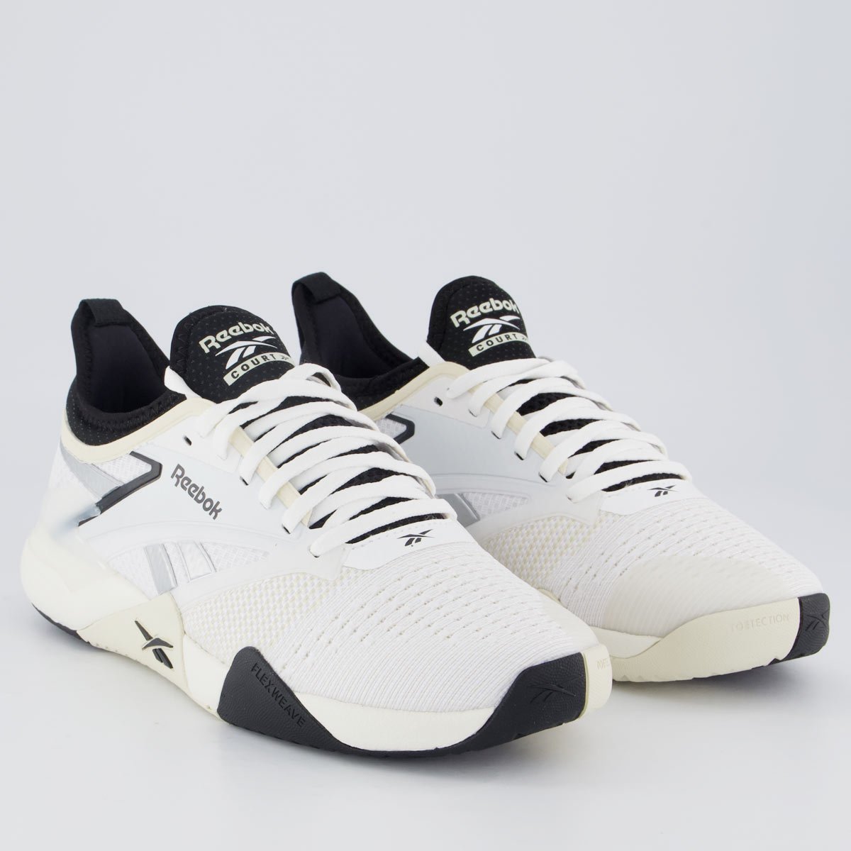 Tênis Reebok Nano Court Branco e Preto Branco/Preto 2