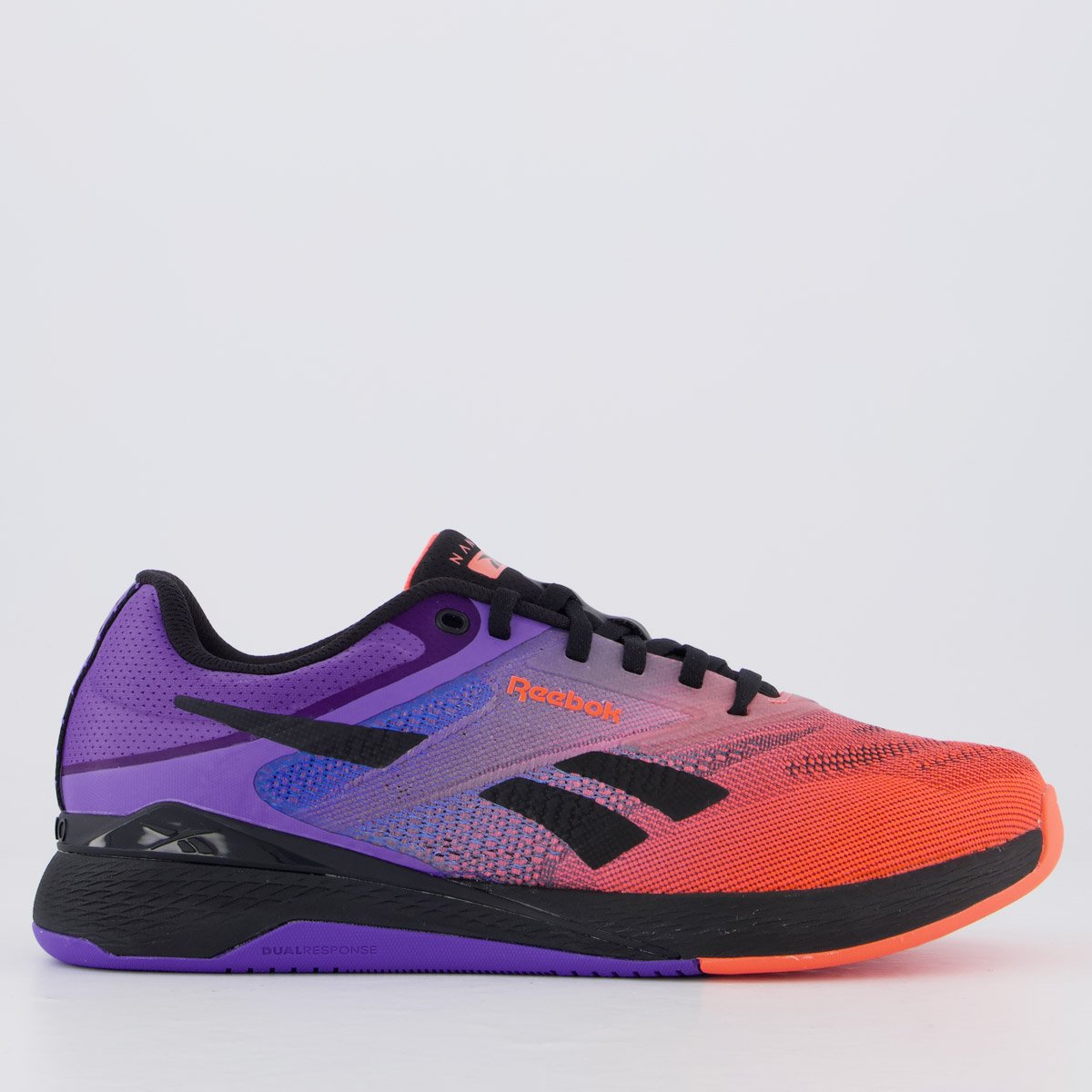 Tênis Reebok Nano X5 Roxo e Laranja