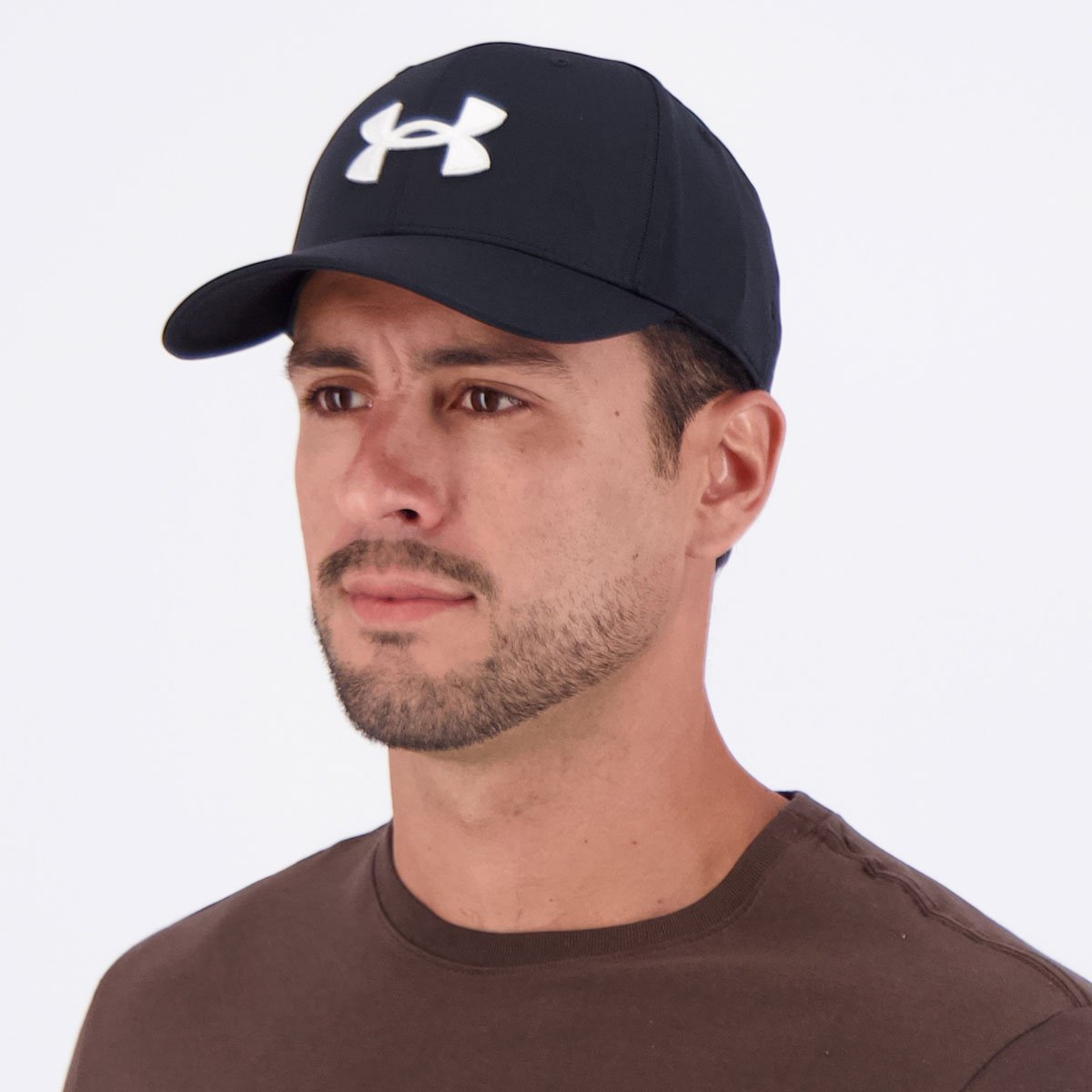 Boné Under Armour Blitzing Adj Preto e Branco Preto 7