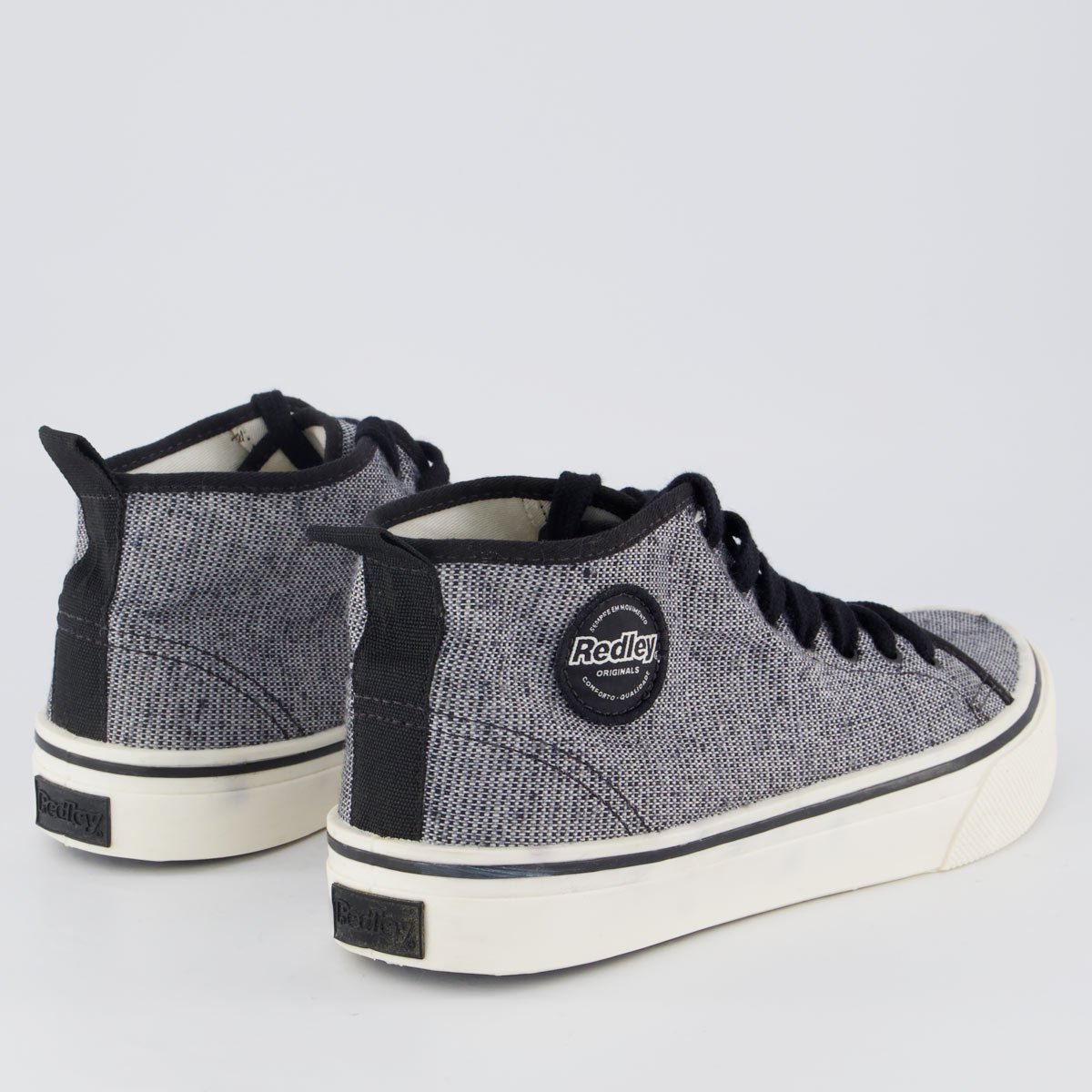 Tênis Redley Cano Alto Rustic Preto Cinza 3