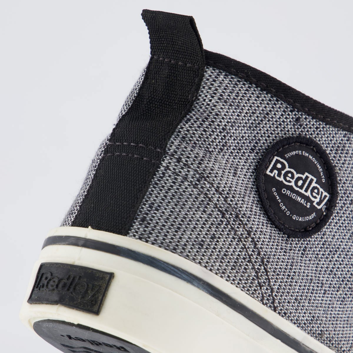 Tênis Redley Cano Alto Rustic Preto Cinza 6
