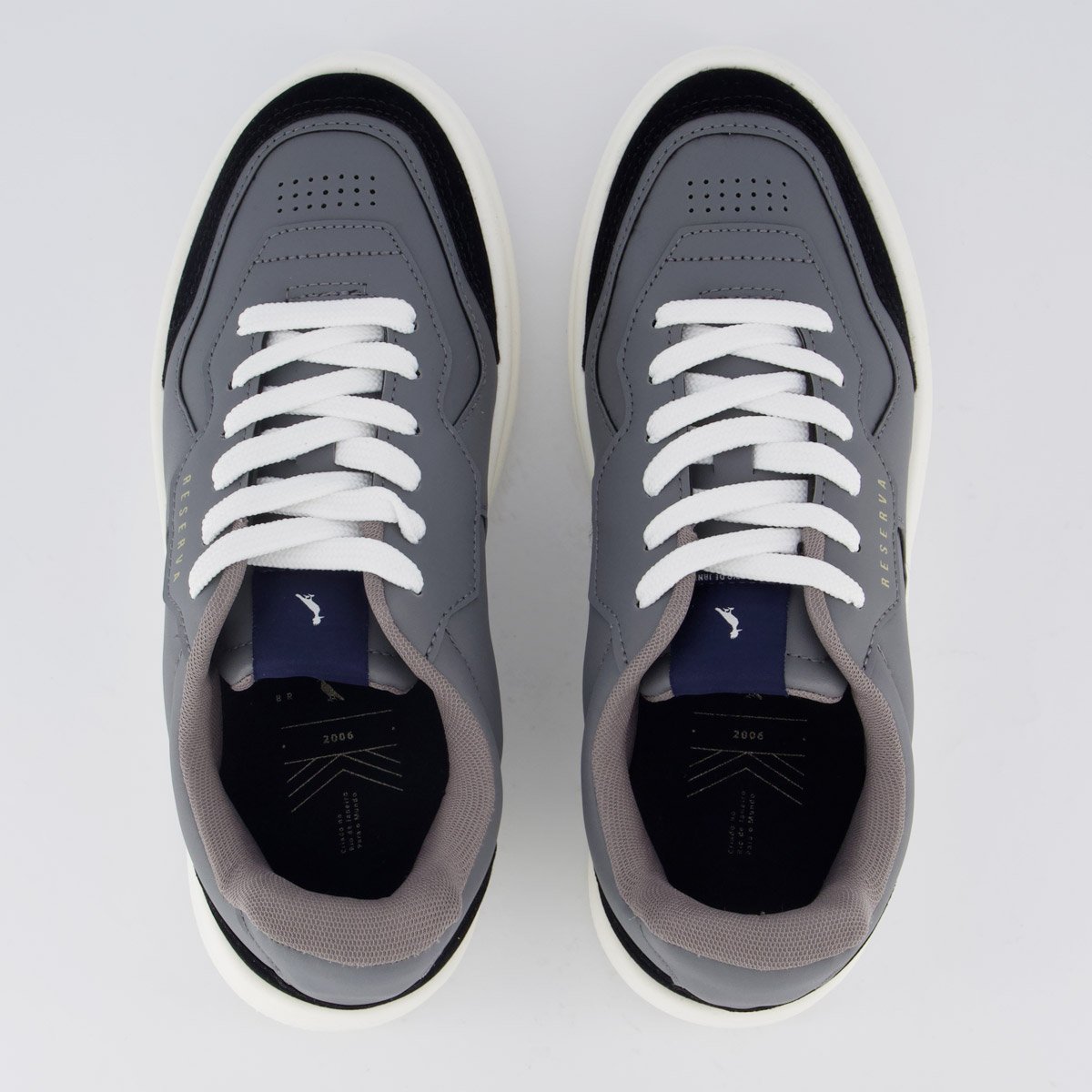 Tênis Reserva Troy Cinza e Preto Cinza 4