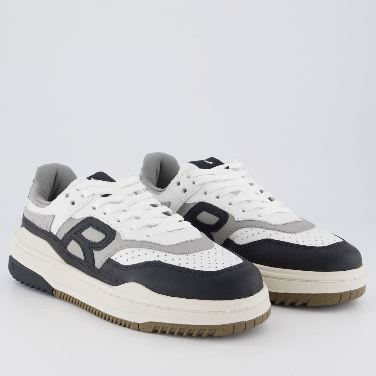 Tênis Reserva R-Broox Branco e Cinza Branco/Cinza 2