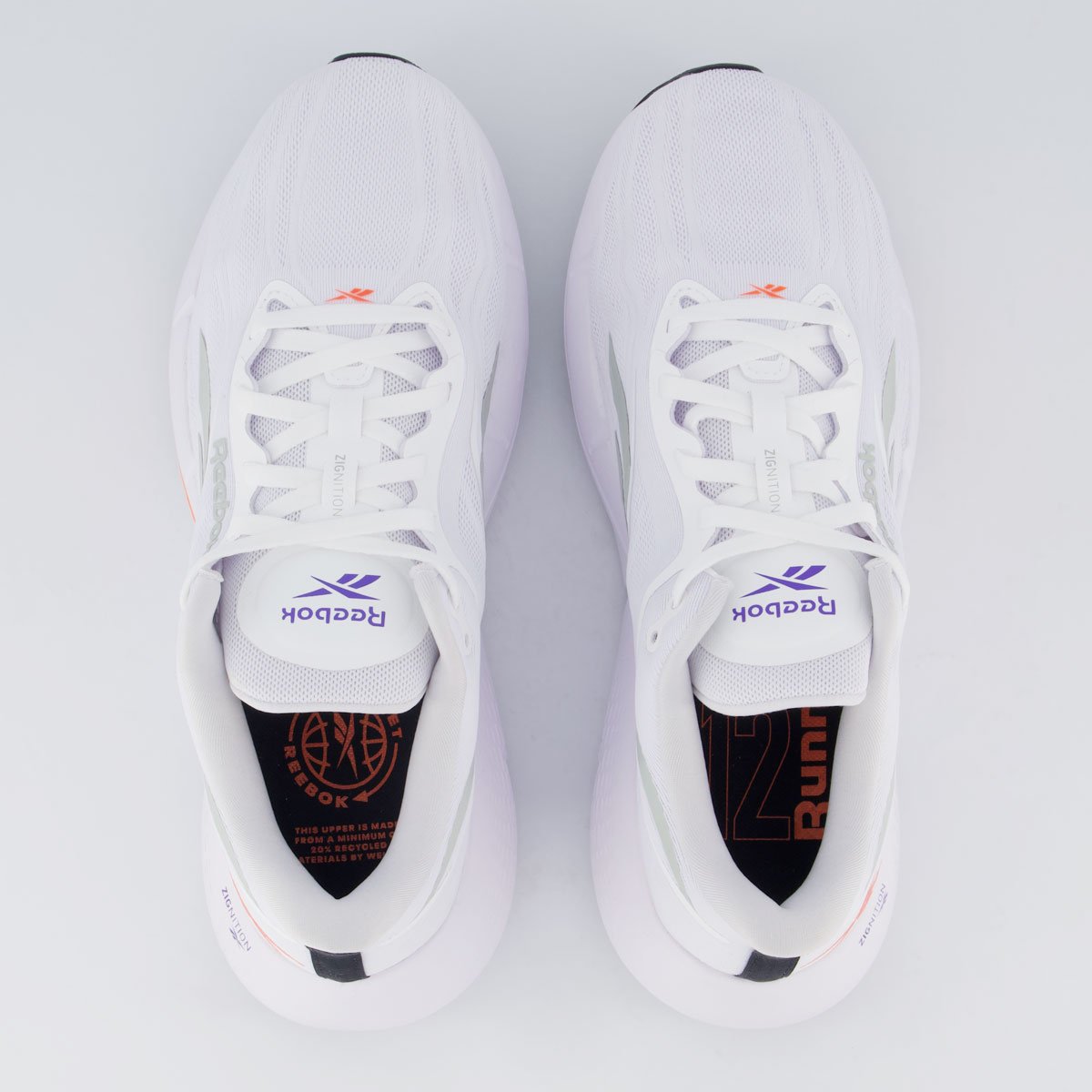 Tênis Reebok Zignition Branco e Laranja Branco/Laranja 4