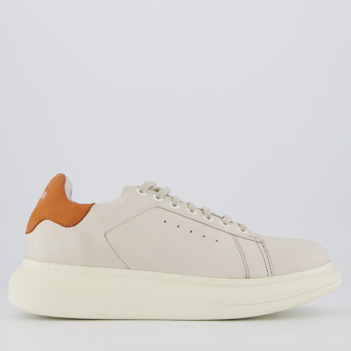 Tênis Ferracini Gold Bege e Laranja