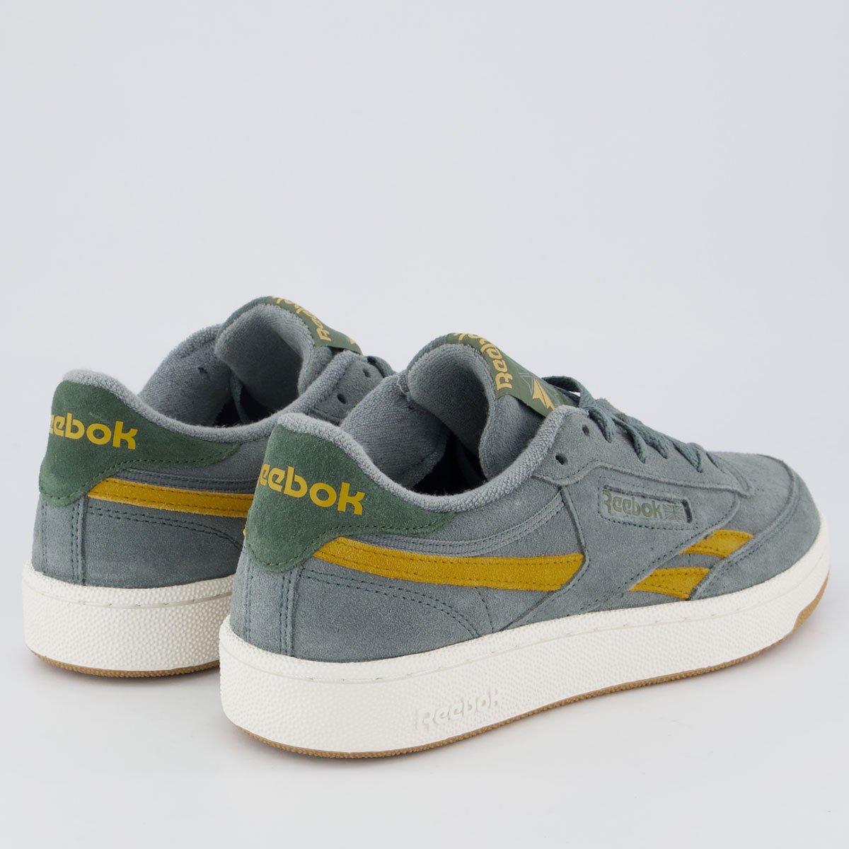 Tênis Reebok Club C Revenge Cinza e Amarelo Cinza/Amarelo 3