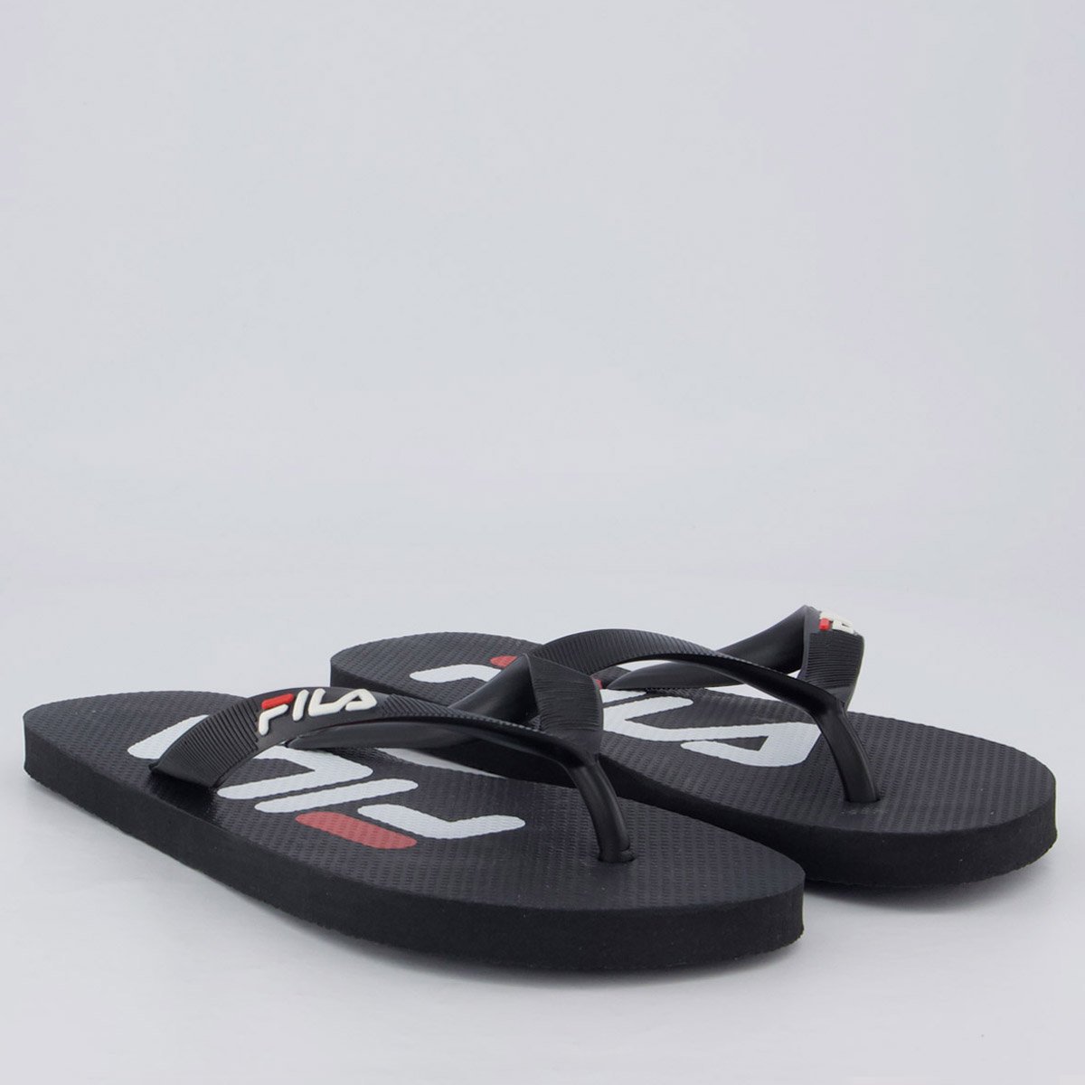 Chinelo Fila Fingers Preto Preto 3