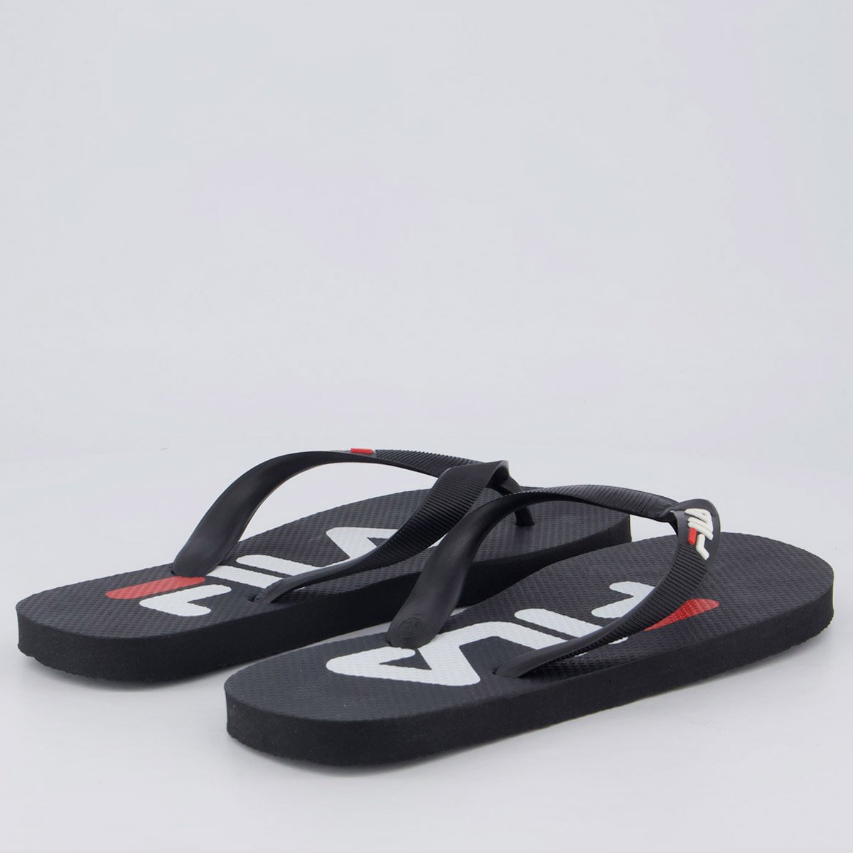 Chinelo Fila Fingers Preto Preto 4