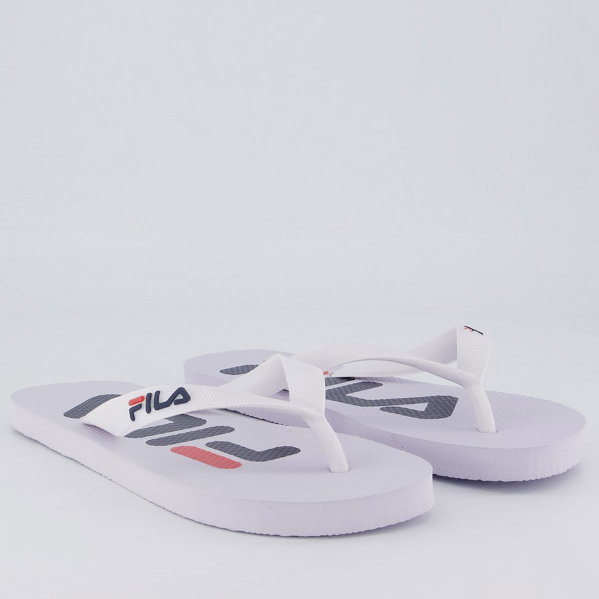Chinelo Fila Fingers Branco Branco 3
