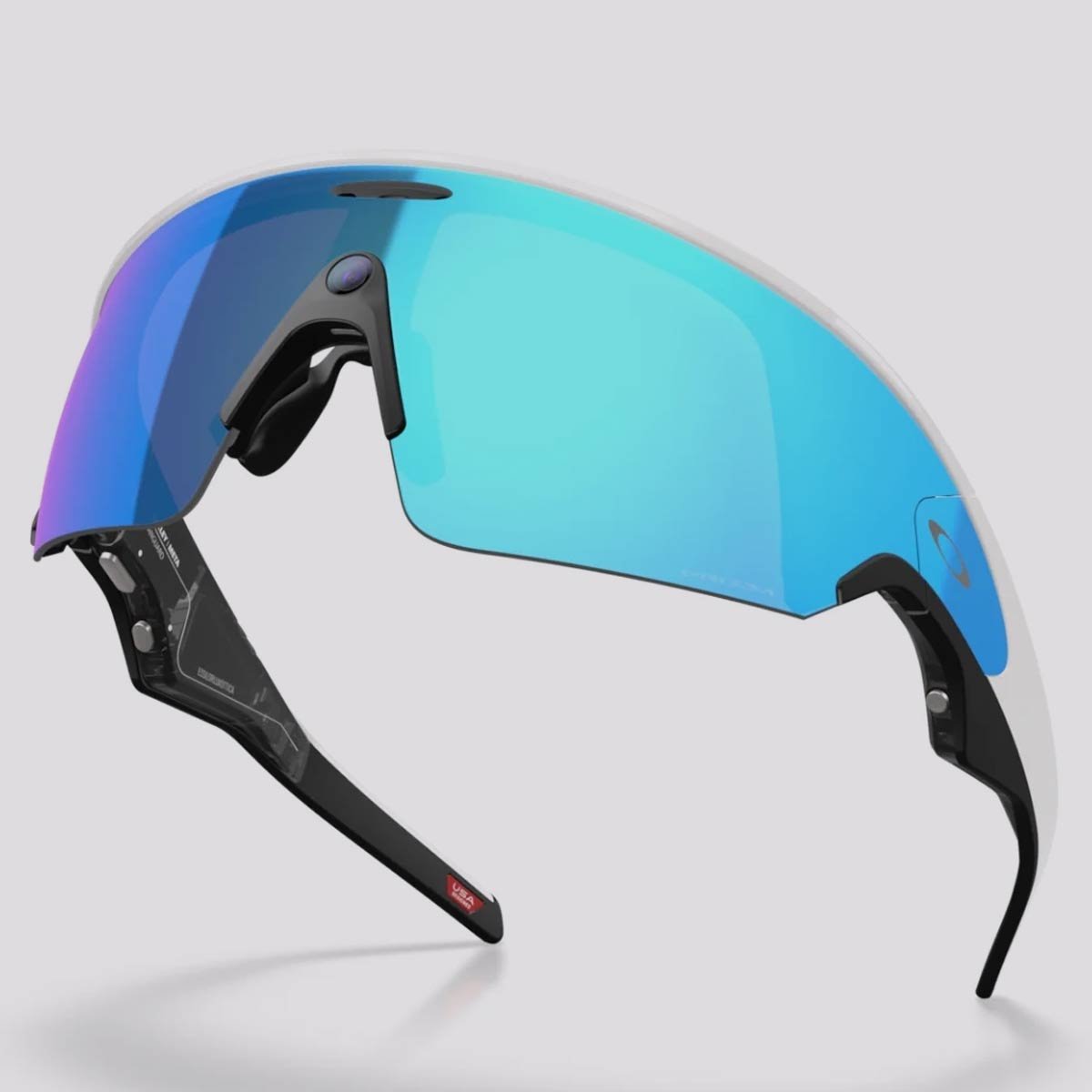 Óculos de Sol Oakley Meta Vanguard Prizm Sapphire Branco 4