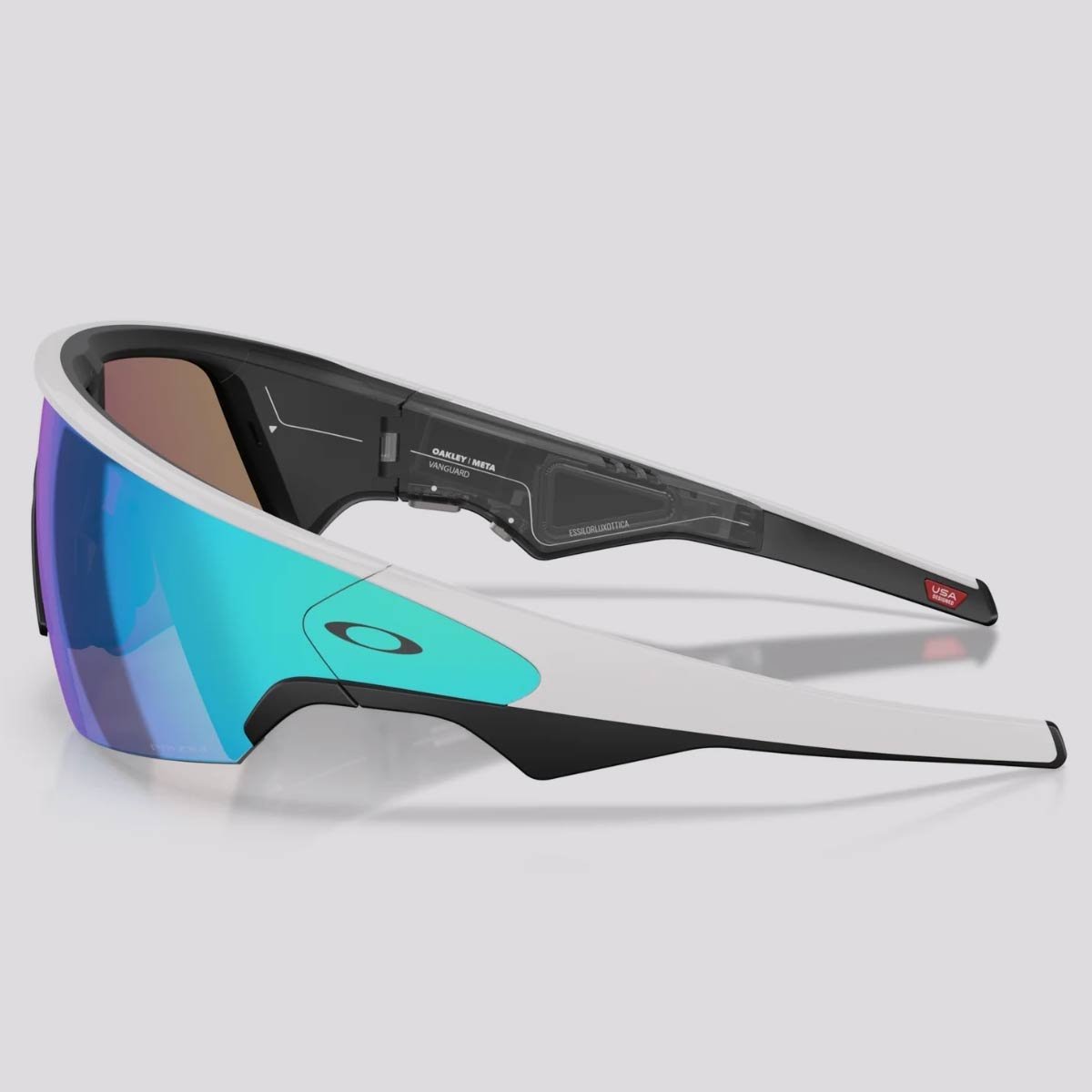 Óculos de Sol Oakley Meta Vanguard Prizm Sapphire Branco 5