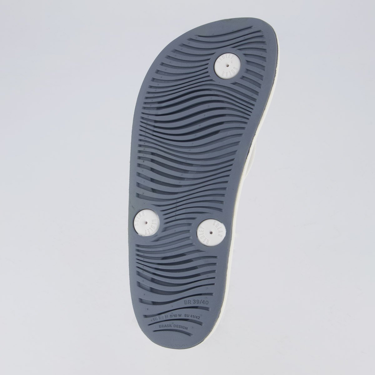 Chinelo Redley Solar Branco Branco 5