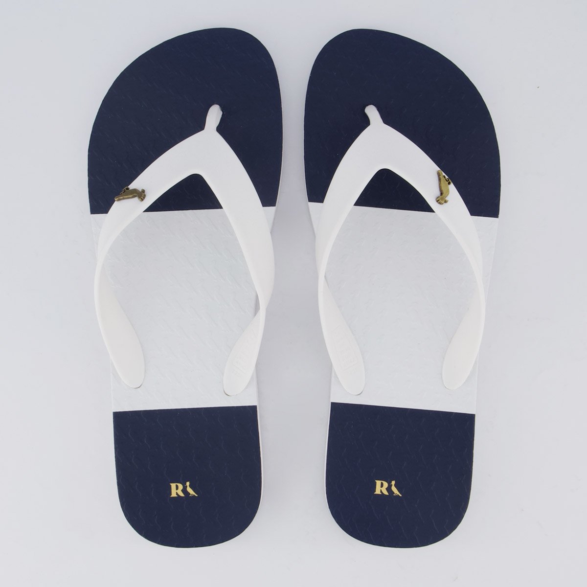 Chinelo Reserva Listras On The Go Branco