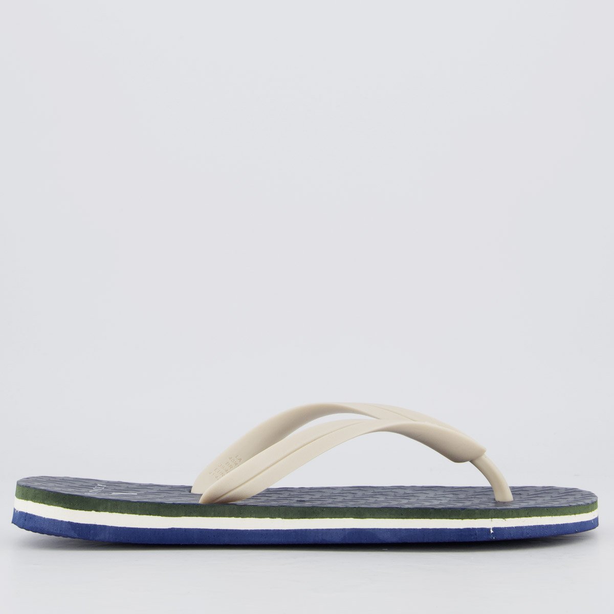 Chinelo Reserva Rio Tricolor Marinho Bege/Azul Marinho 2