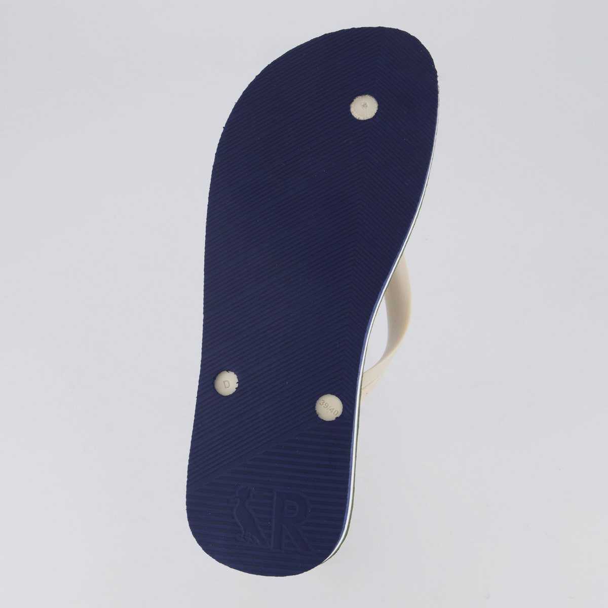 Chinelo Reserva Rio Tricolor Marinho Bege/Azul Marinho 5