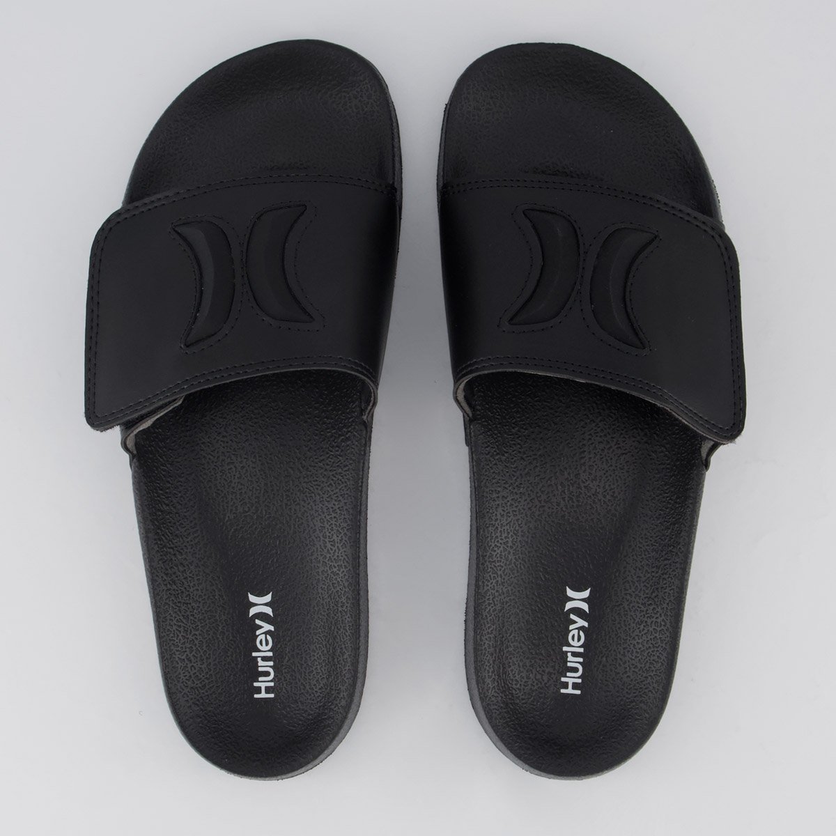 Chinelo Hurley Slide Preto Preto 1