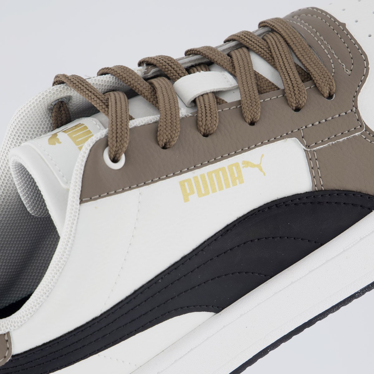 Tênis Puma Caven 2.0 BDP Branco e Marrom Marrom/Branco 7