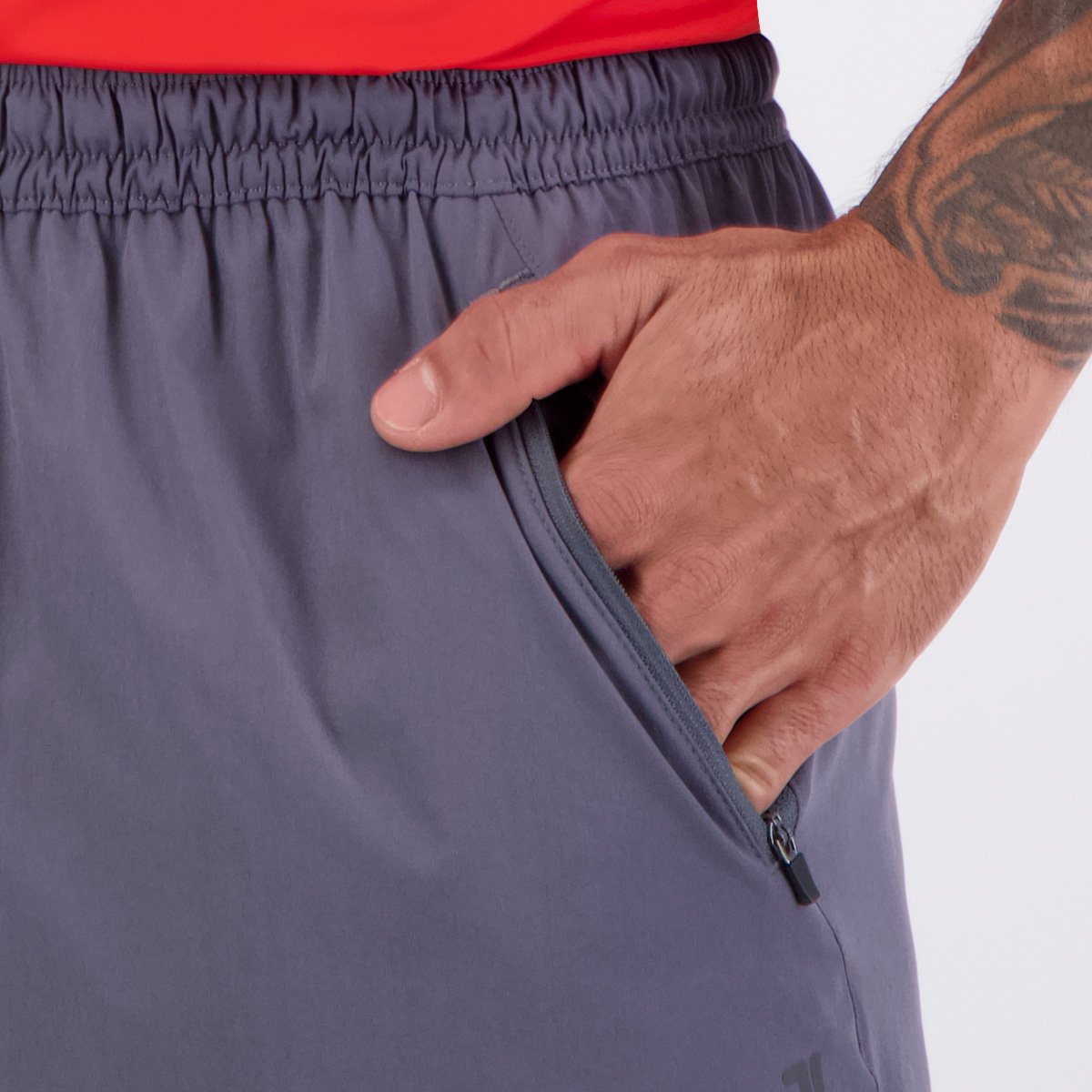 Bermuda Fila Zip IV 9 Cinza Cinza 5